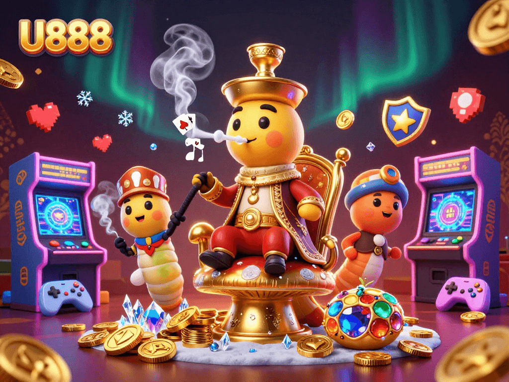 Play exciting games with U888 as the whimsical hookah-master and casino elements bring fun alive!