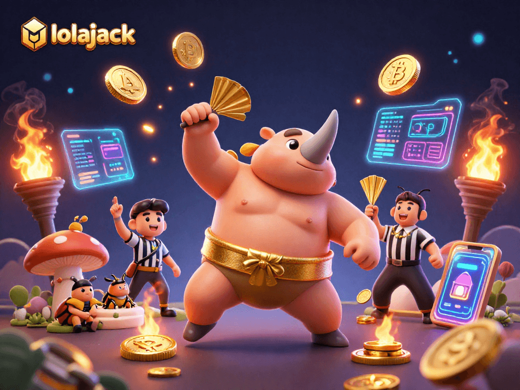 Experience thrilling gameplay with lolajack featuring a dynamic beetle champion in an engaging casino scene.