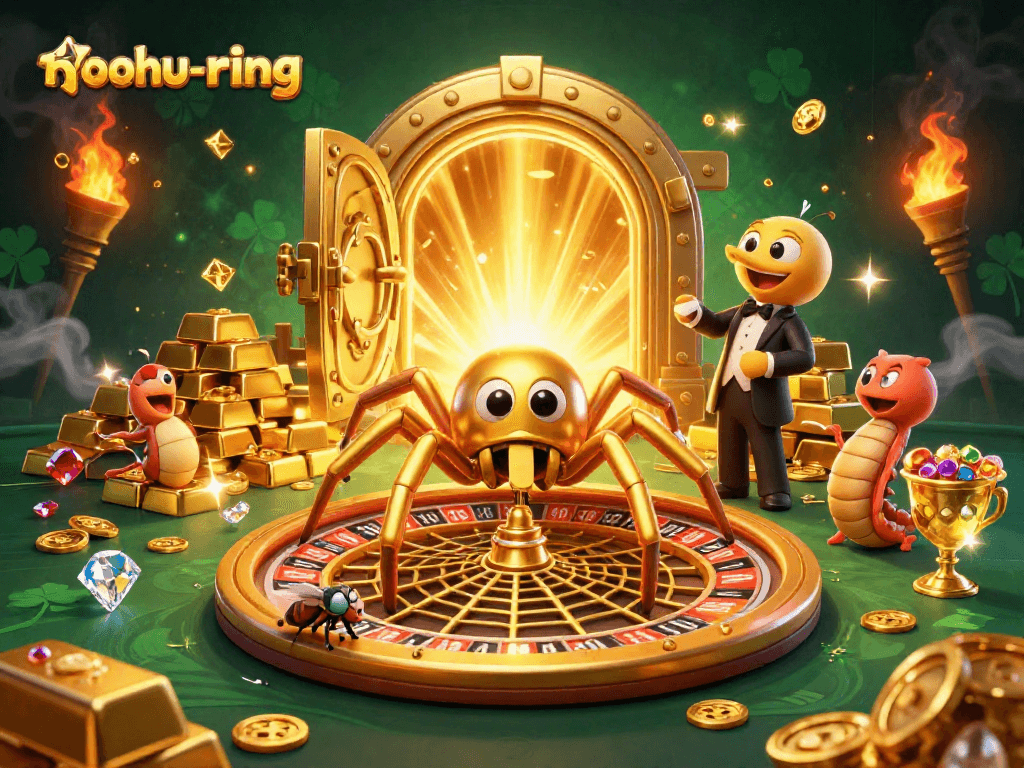 Place bets and spin to win with nohu-ring in a thrilling 3D casino scene