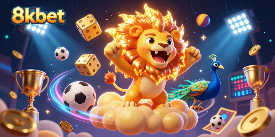 Experience the thrill of winning at 8kbet with dynamic sports actions and vibrant casino elements.
