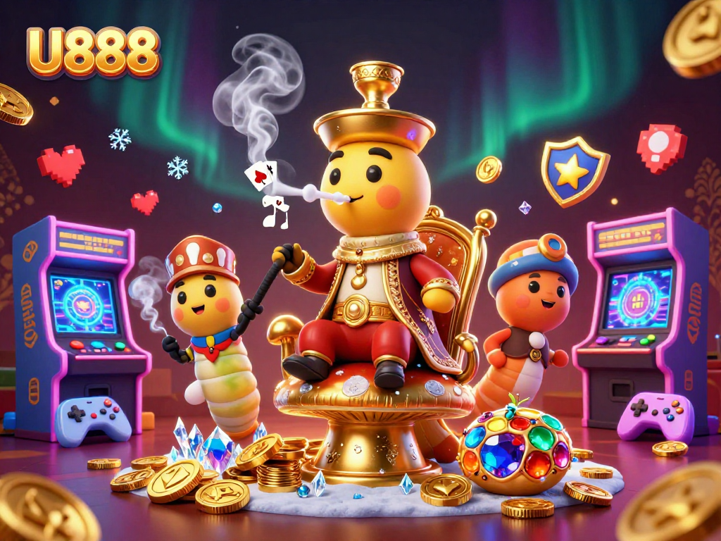 Play exciting games with U888 as the whimsical hookah-master and casino elements bring fun alive!