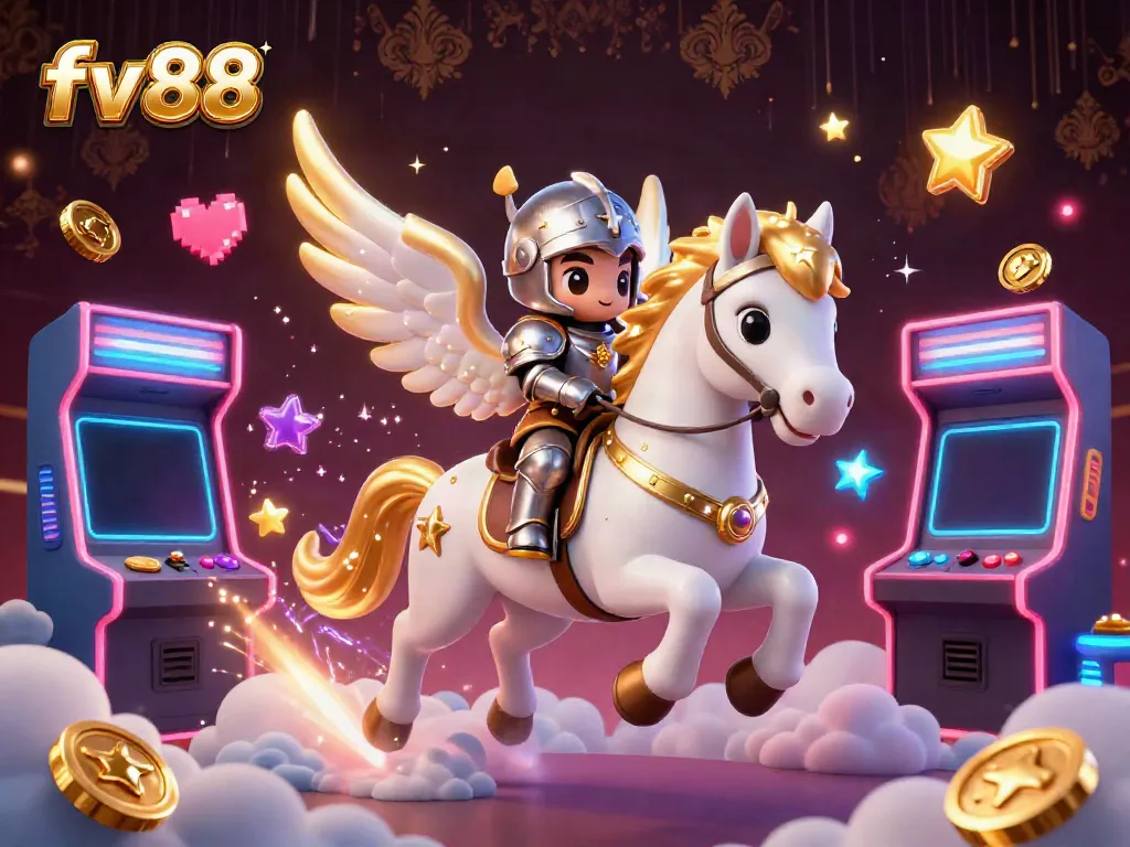 Experience thrilling gameplay at fv 88 with stunning colorful casino elements and a celestial theme.