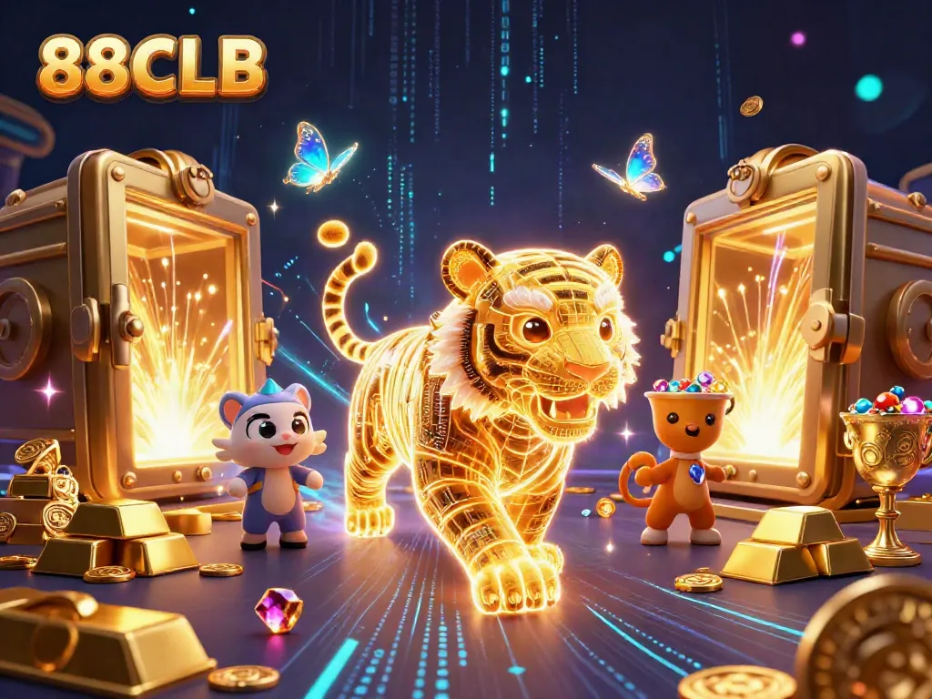Experience the vibrant, high-energy atmosphere of 88CLB's digital casino world filled with treasures and excitement.