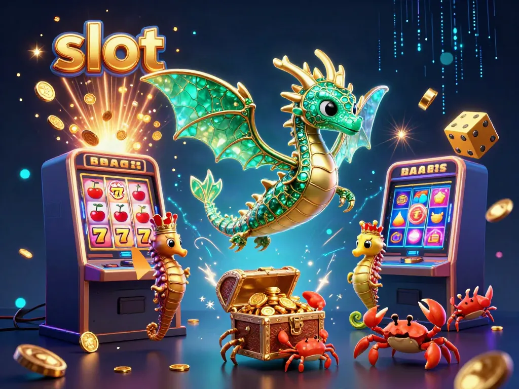 Experience thrilling slot action with vibrant 3D characters and jackpot excitement.