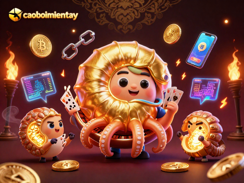 Engage with caoboimientay as you spin the roulette-like nautilus in this vibrant casino illustration.