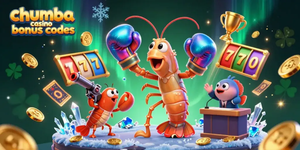Join the exciting world of chumba casino bonus codes with vibrant characters and slot games in 3D.