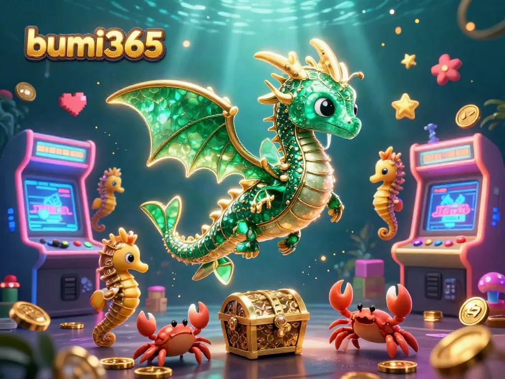 Bermain di bumi365 dengan slot berkualitas tinggi, dikelilingi oleh simbol permainan yang mengasyikkan.