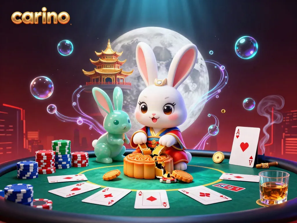 Engage in thrilling games at carino casino, showcasing vibrant poker adventures on the moon.
