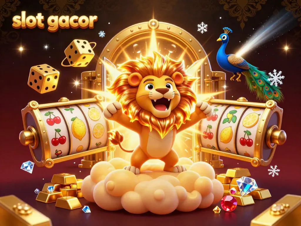 Engage with slot gacor's vibrant 3D casino world, featuring dynamic characters and slot elements bursting with treasures.