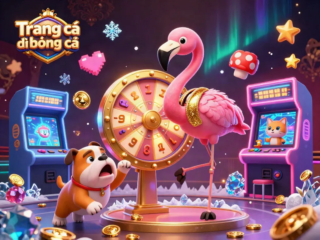 Engage in thrilling Trang cá độ bóng đá action with 3D elements showcasing vibrant prize elements and colorful gaming atmosphere.