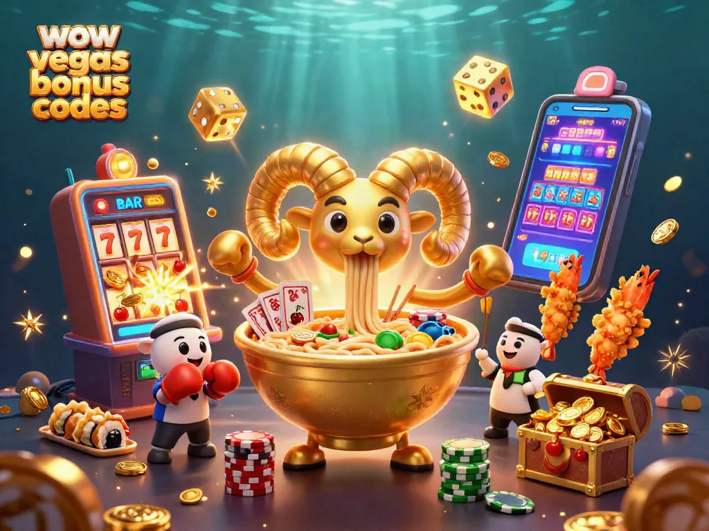 Play with WOW Vegas bonus codes to win exciting free coins and jackpots in a vibrant casino world.