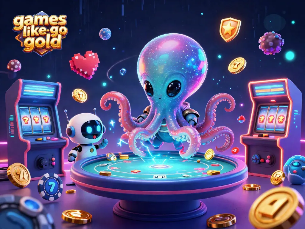 Spin vibrant slots and win with exciting games like go go gold in an immersive casino scene.