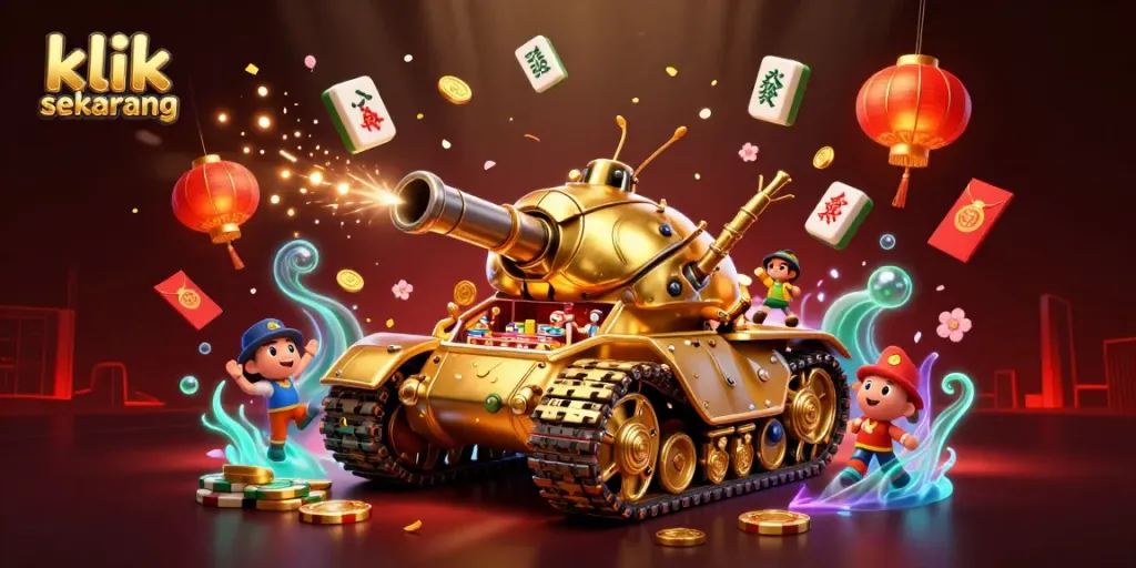 Menggoda pemain untuk klik sekarang di kasino mini dalam tank serangga emas yang memukau.