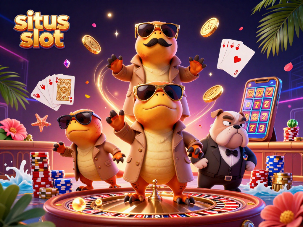 Menangkan peluang di situs slot dengan raptor 3D lucu mencoba masuk ke lounge VIP kasino.