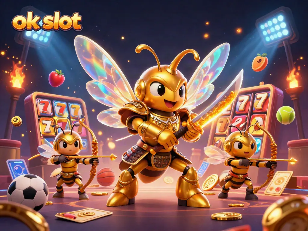 เล่นสล็อตกับ OK Slot ด้วยภาพกราฟิกที่น่าทึ่งของมอนสเตอร์ทองคำ