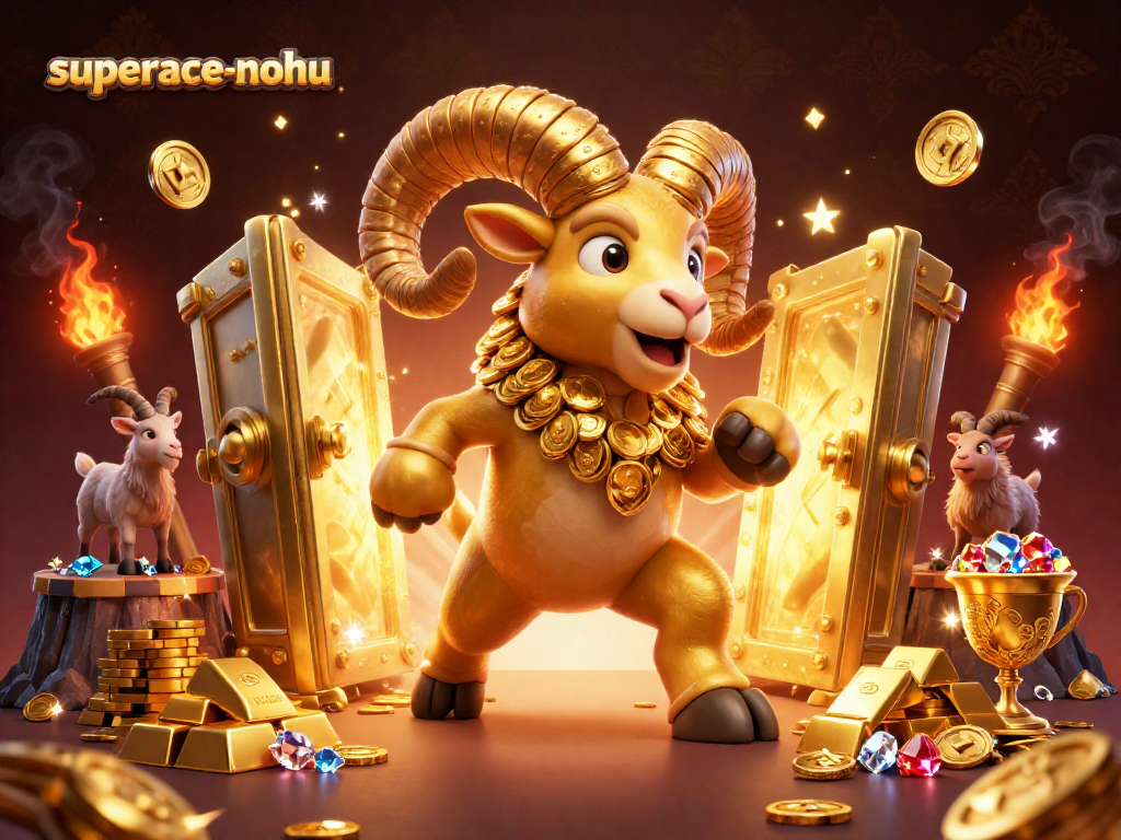 Experience the thrill of superace-nohu with dynamic golden visuals and captivating casino elements.