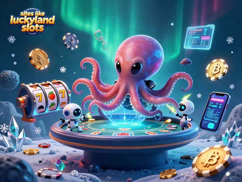 Engage with exciting games at sites like luckyland slots featuring cosmic card tables and colorful currency.